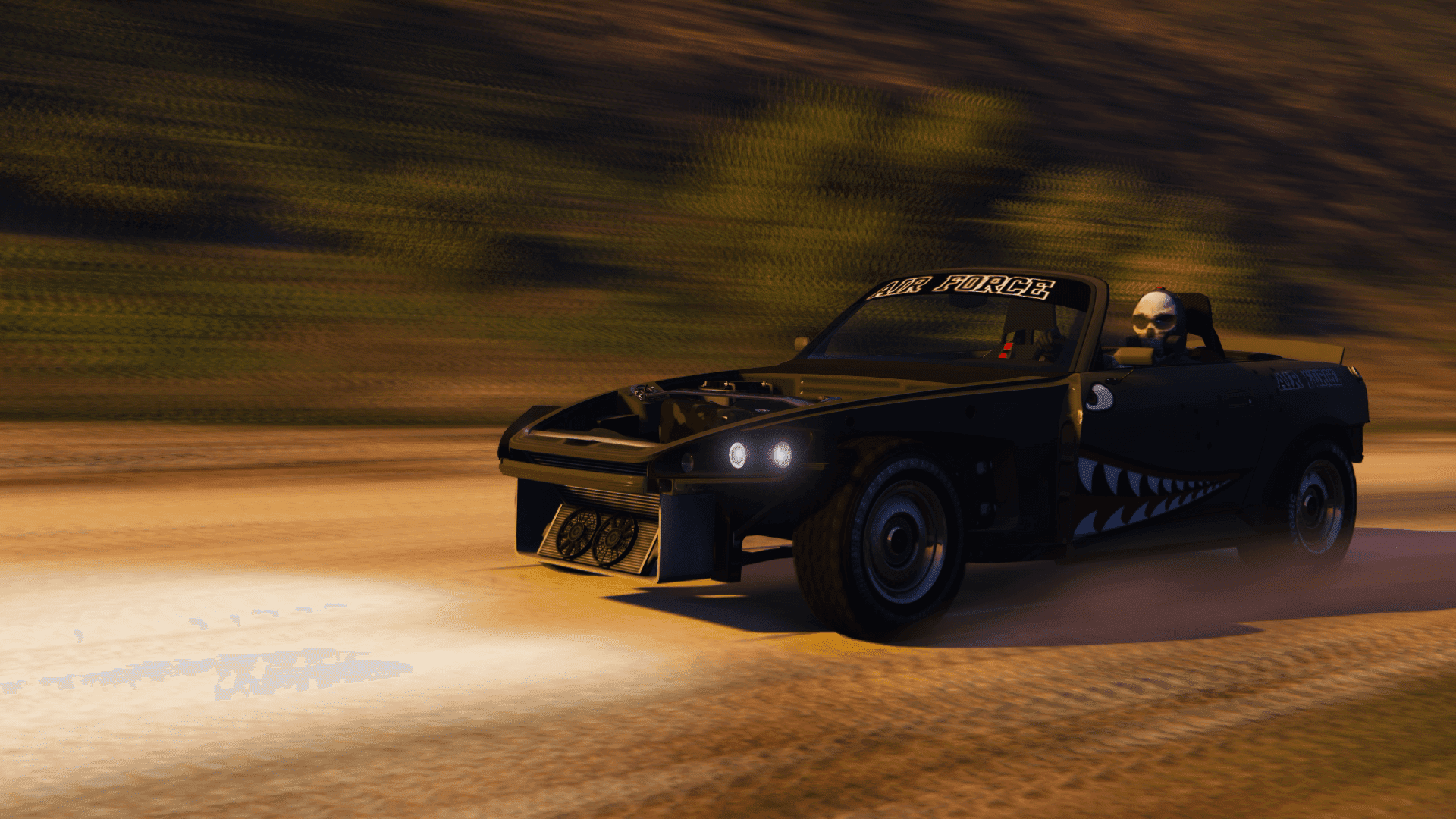 (HD) Braving the grassy roads with a bare bones, stripped out, off-road spec RT3000 3