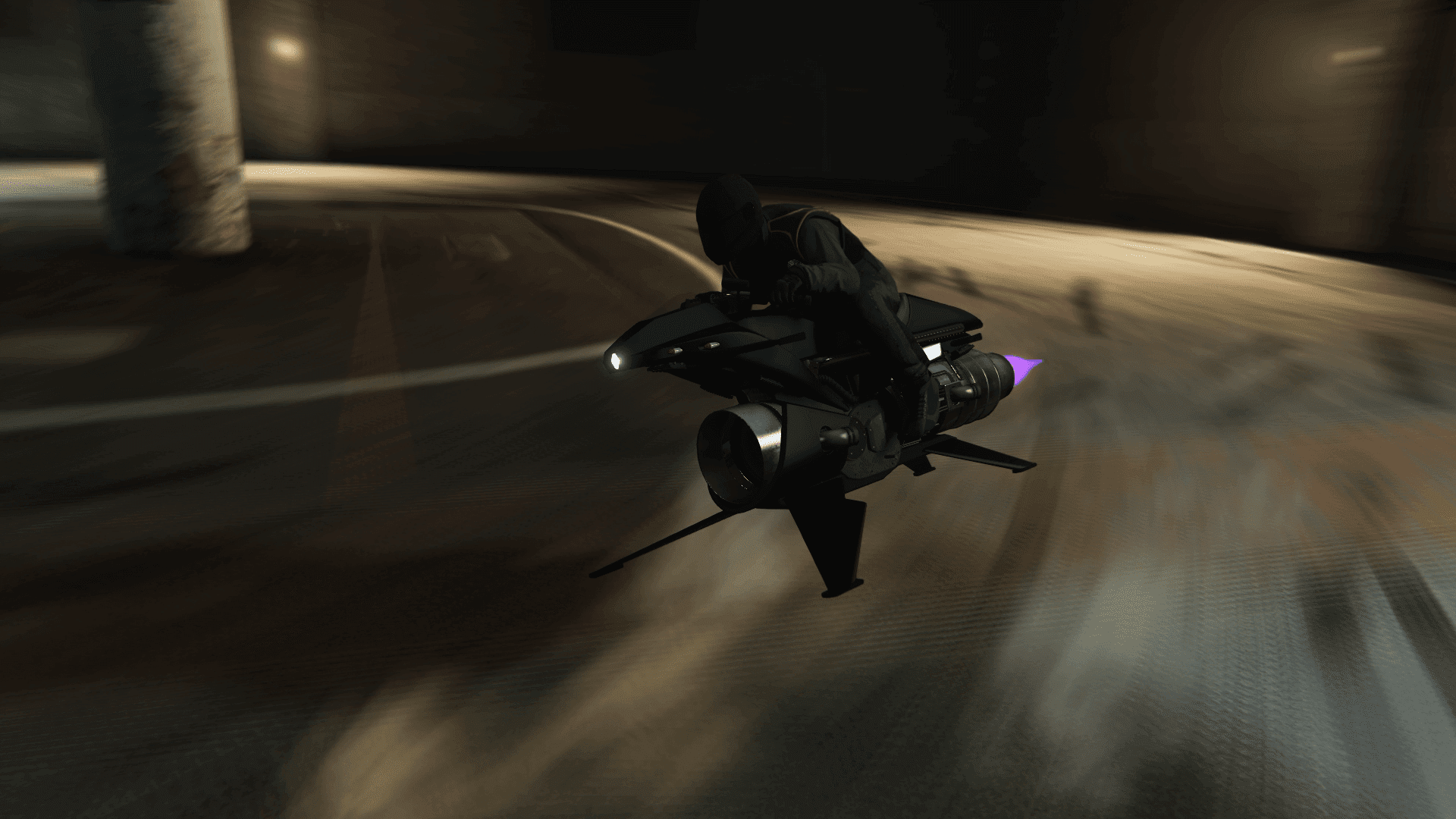 (HD) The infamous Oppressor Mk 2 gets a quick flight path around the test track 1