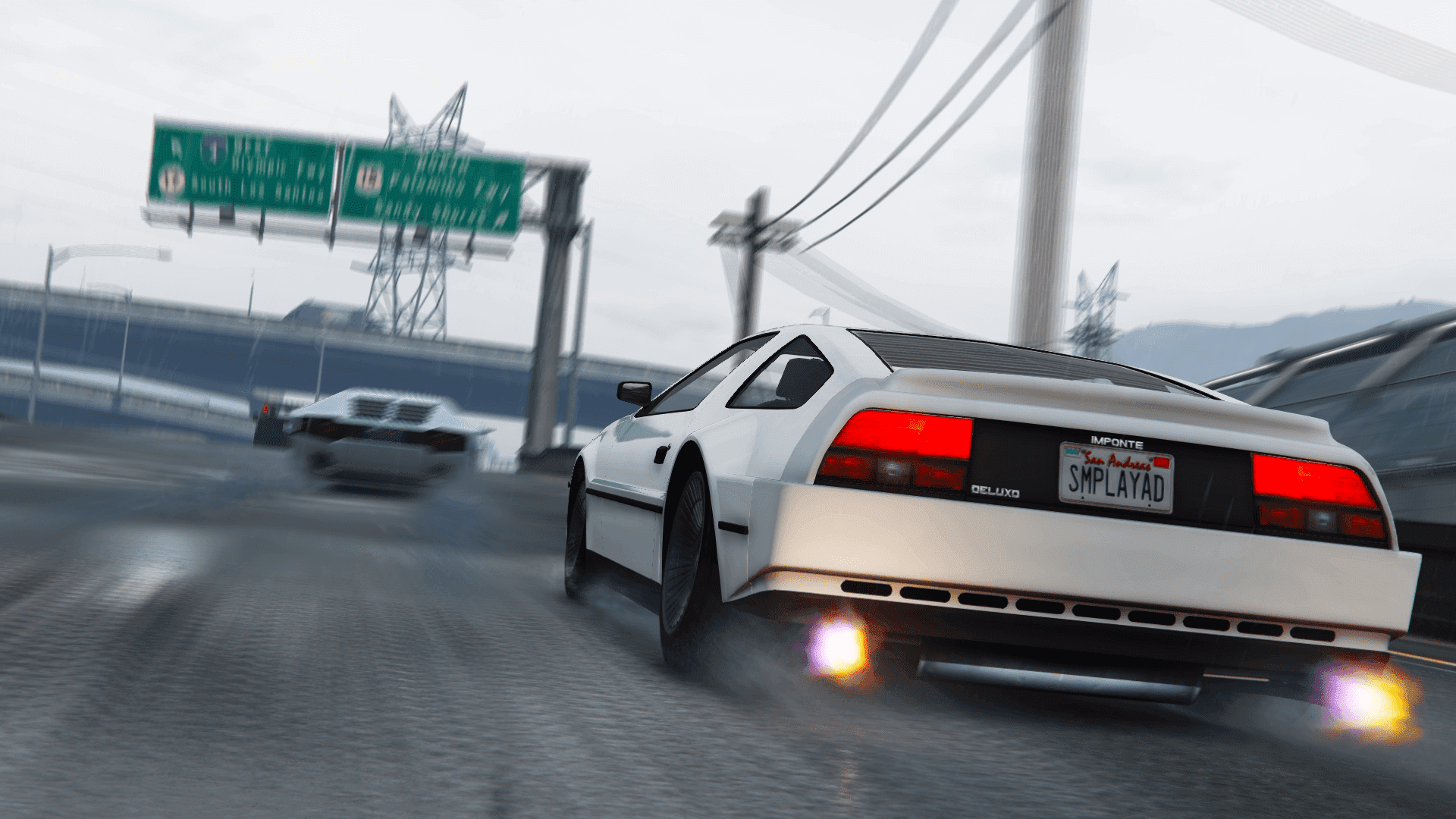 (HD) The Los Santos Car Meet authorizes the sprint racing of weaponized cars without harm, and promotes the duel between the Deluxo and Stromberg 1