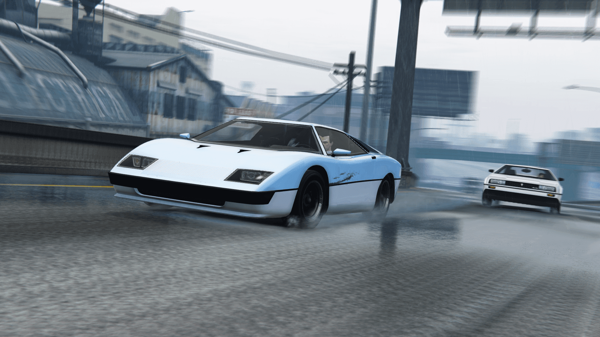 (HD) The Los Santos Car Meet authorizes the sprint racing of weaponized cars without harm, and promotes the duel between the Deluxo and Stromberg 2