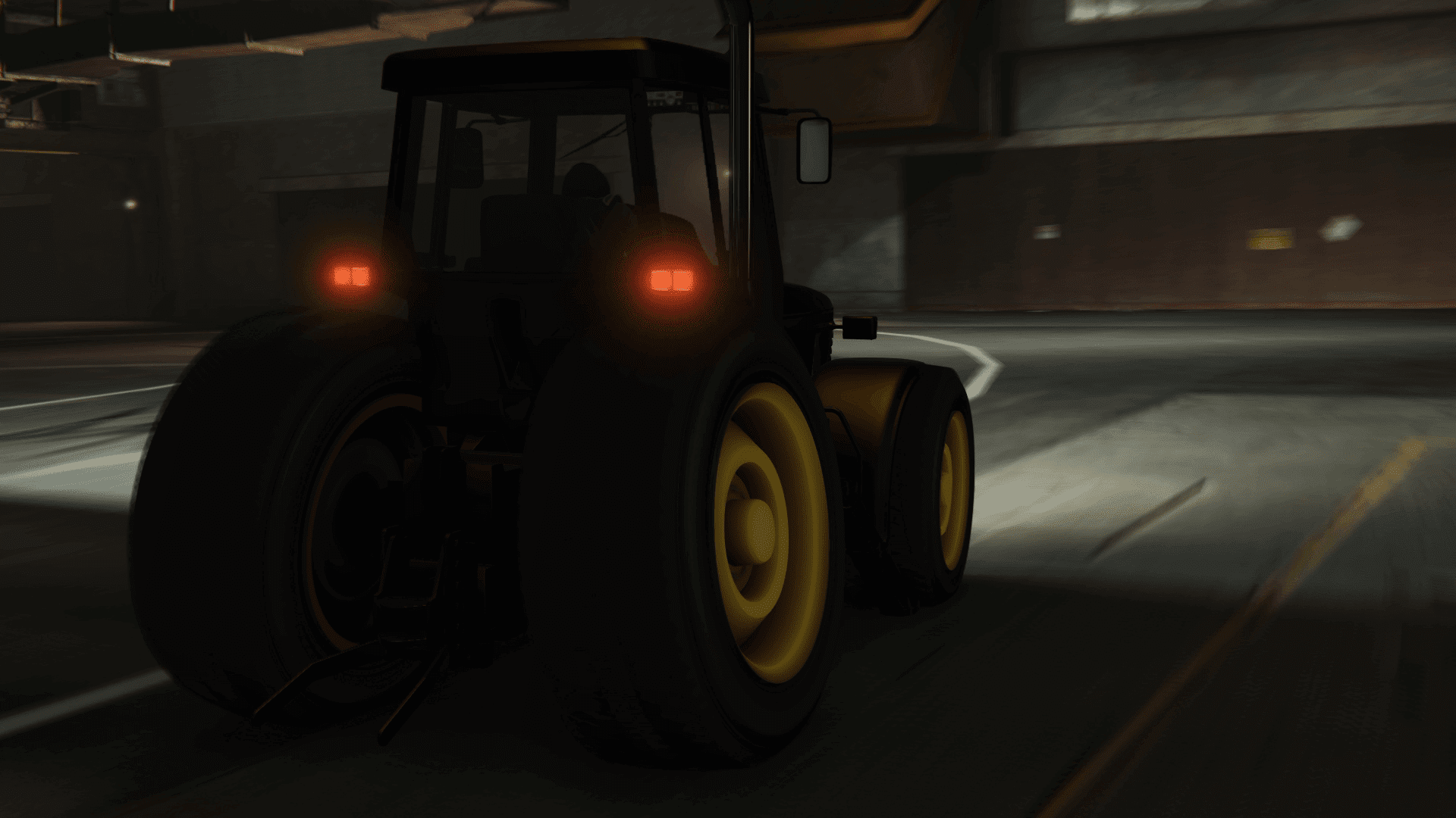 (HD) The tamed racing animal flexes his presence of being the almighty racing being, somehow getting a tractor to plow a supercar pace 1