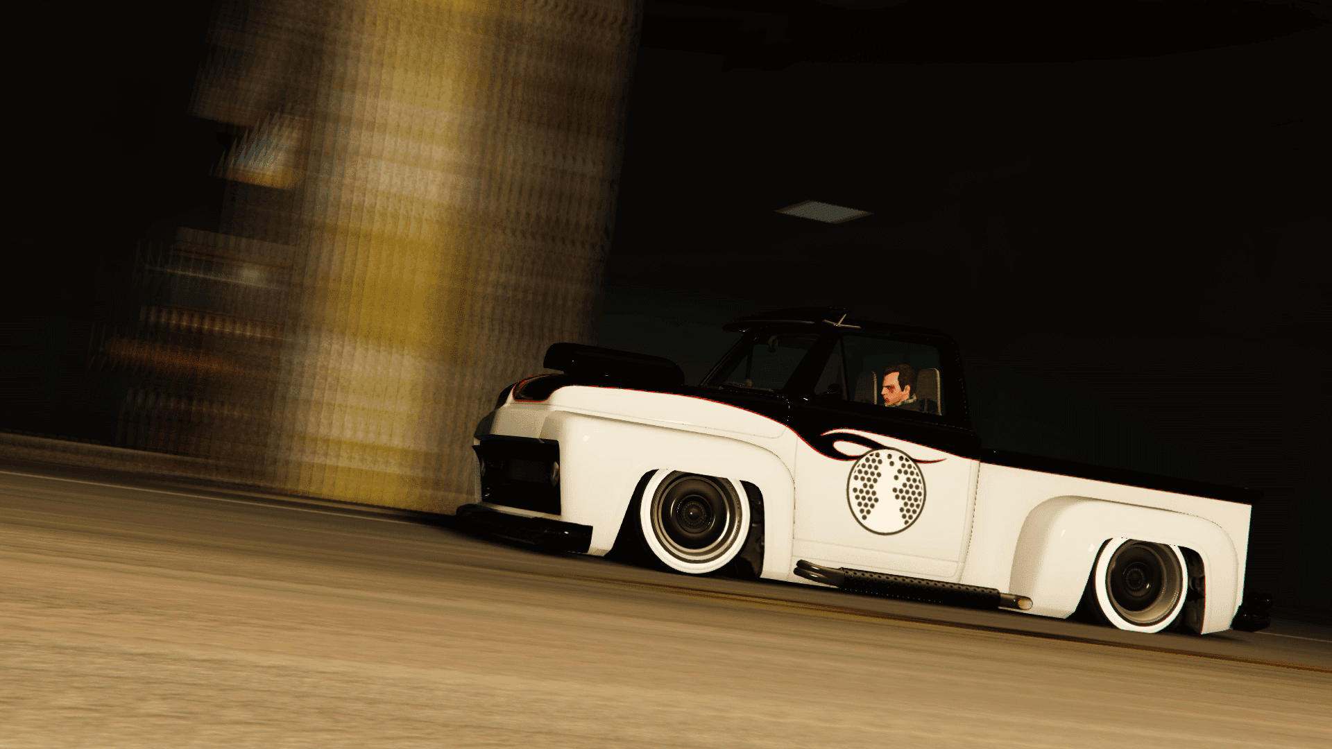 (HD) Tim Vapid's abominable Slamvan Custom shows beauty in brute through an LSCM Test Track lap run 3