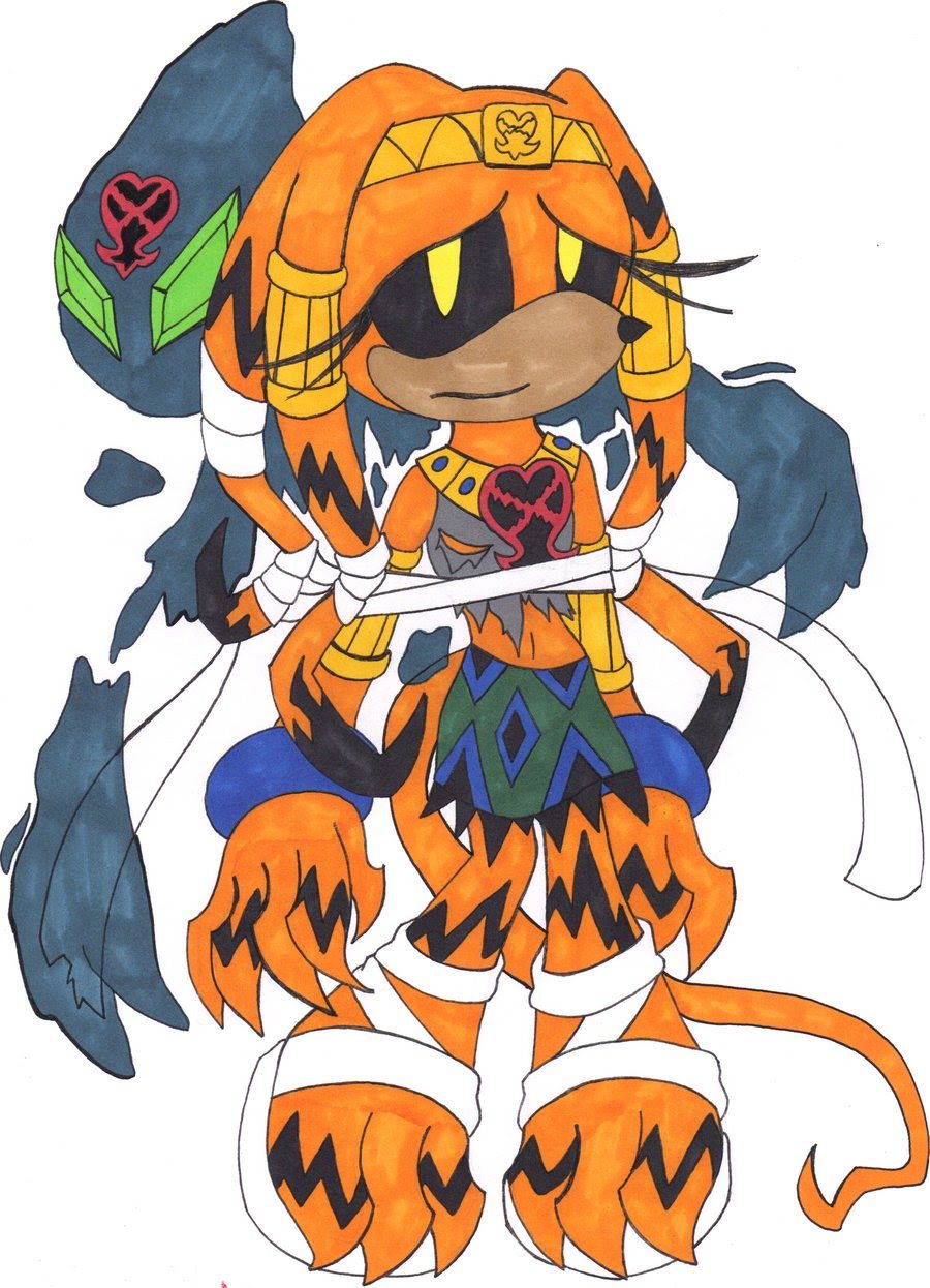 Heartless Tikal the Echidna and Chaos