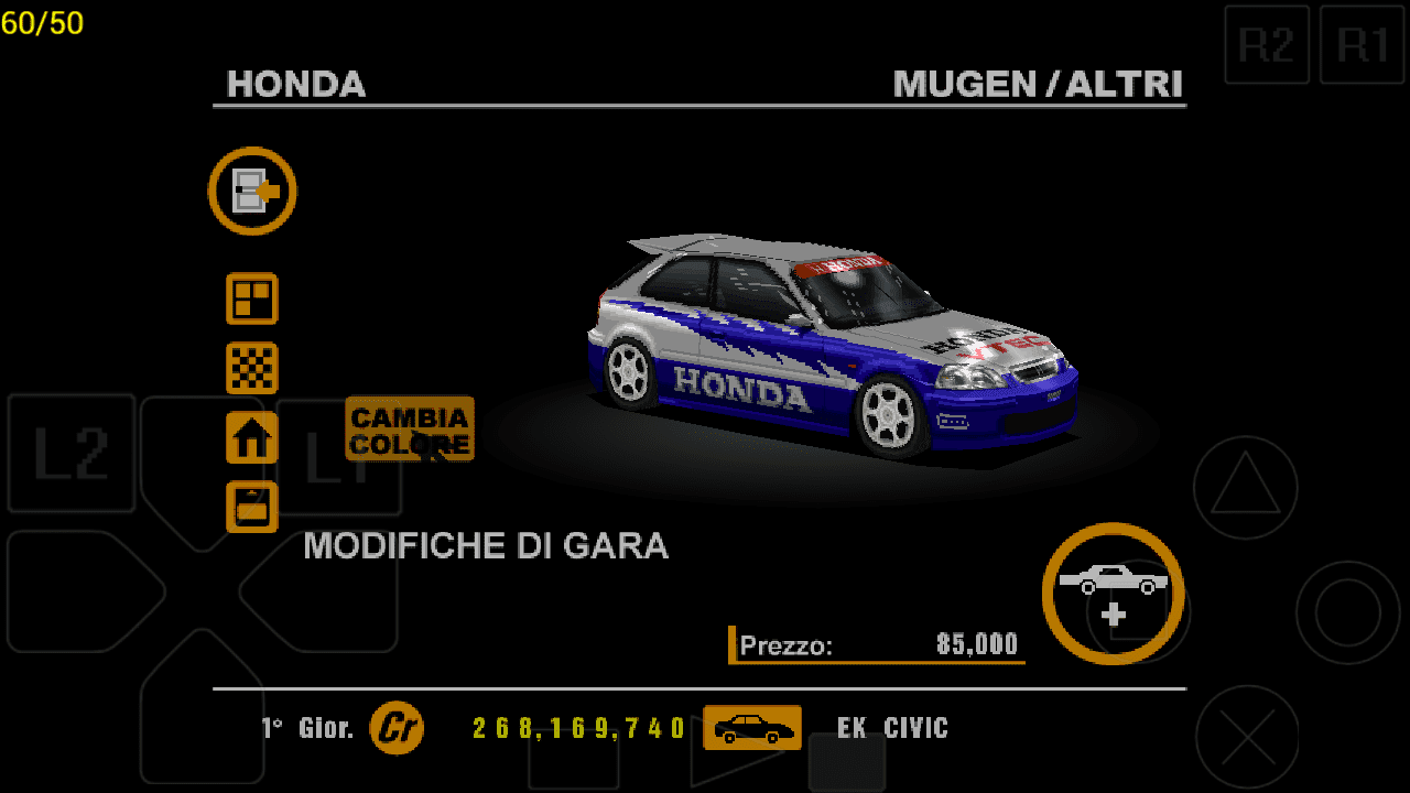 Honda Civic SiR-II (EK) racing modification