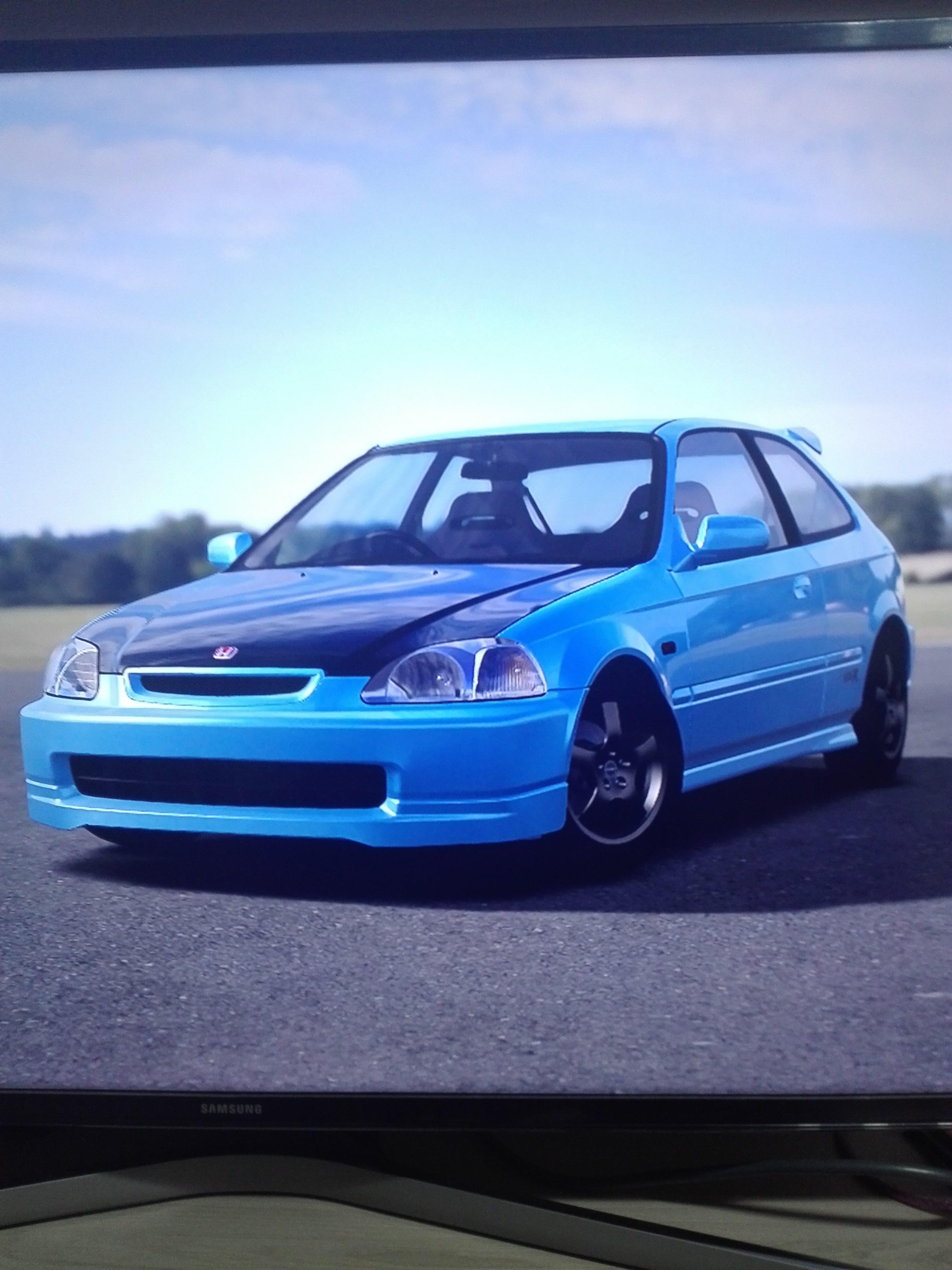 Honda Civic Type R '97 light blue