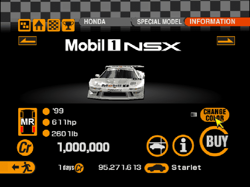 Honda Mobil 1 NSX