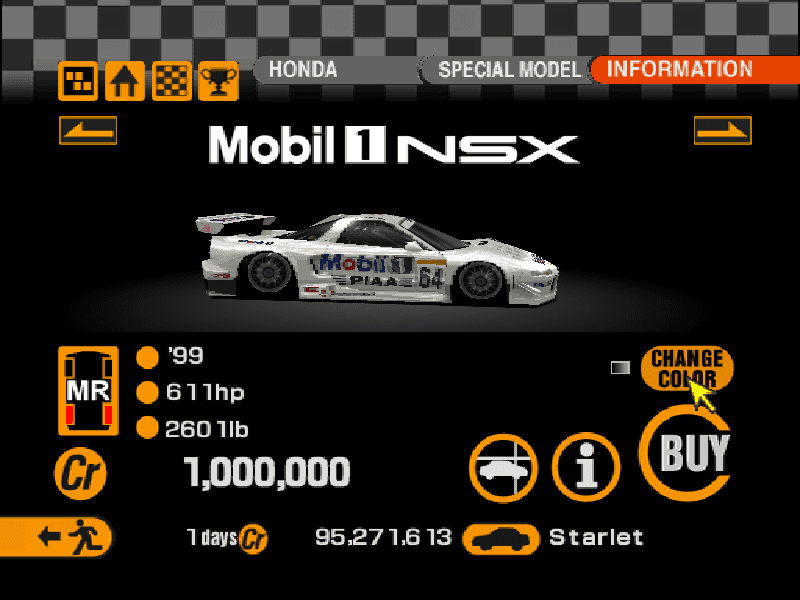 Honda Mobil 1 NSX