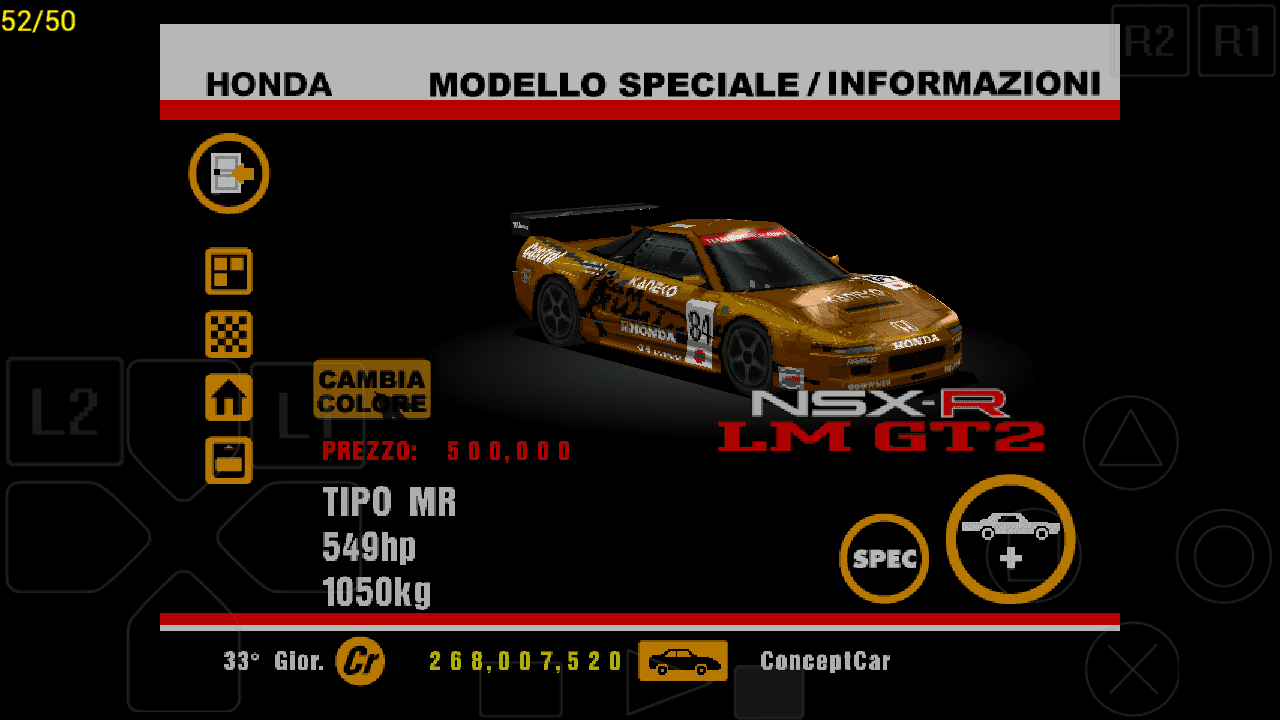Honda NSX GT2 LM