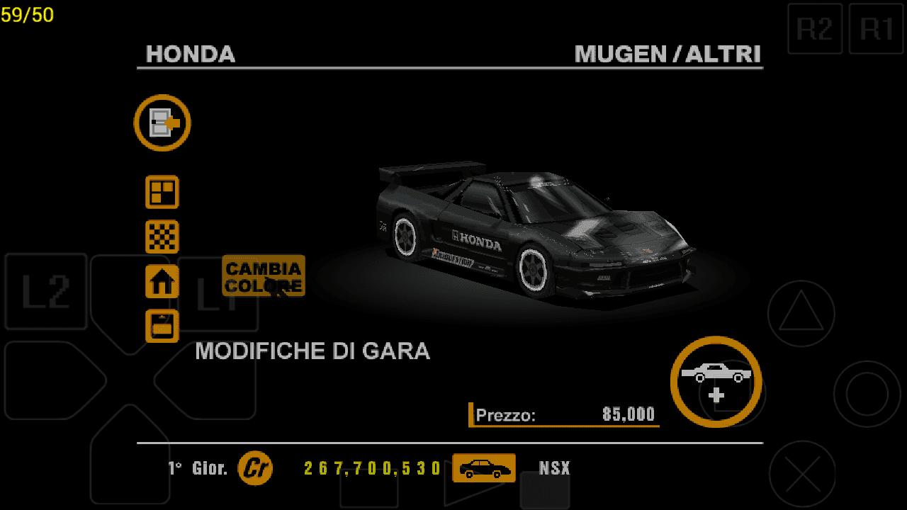 Honda NSX racing modification