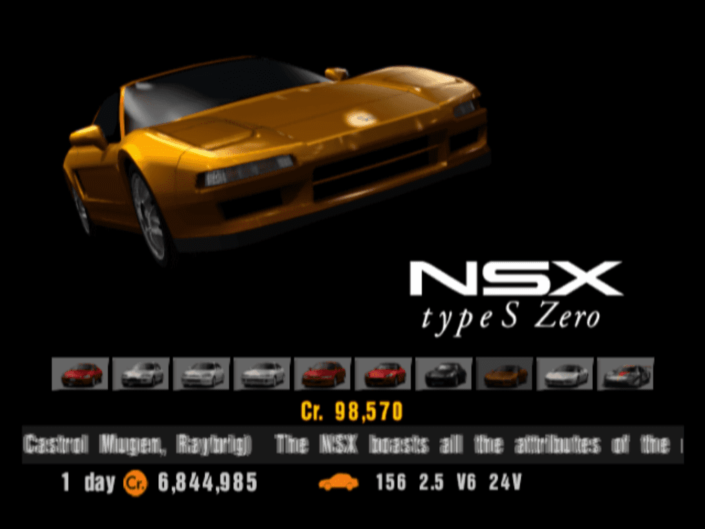 Honda NSX Type S Zero