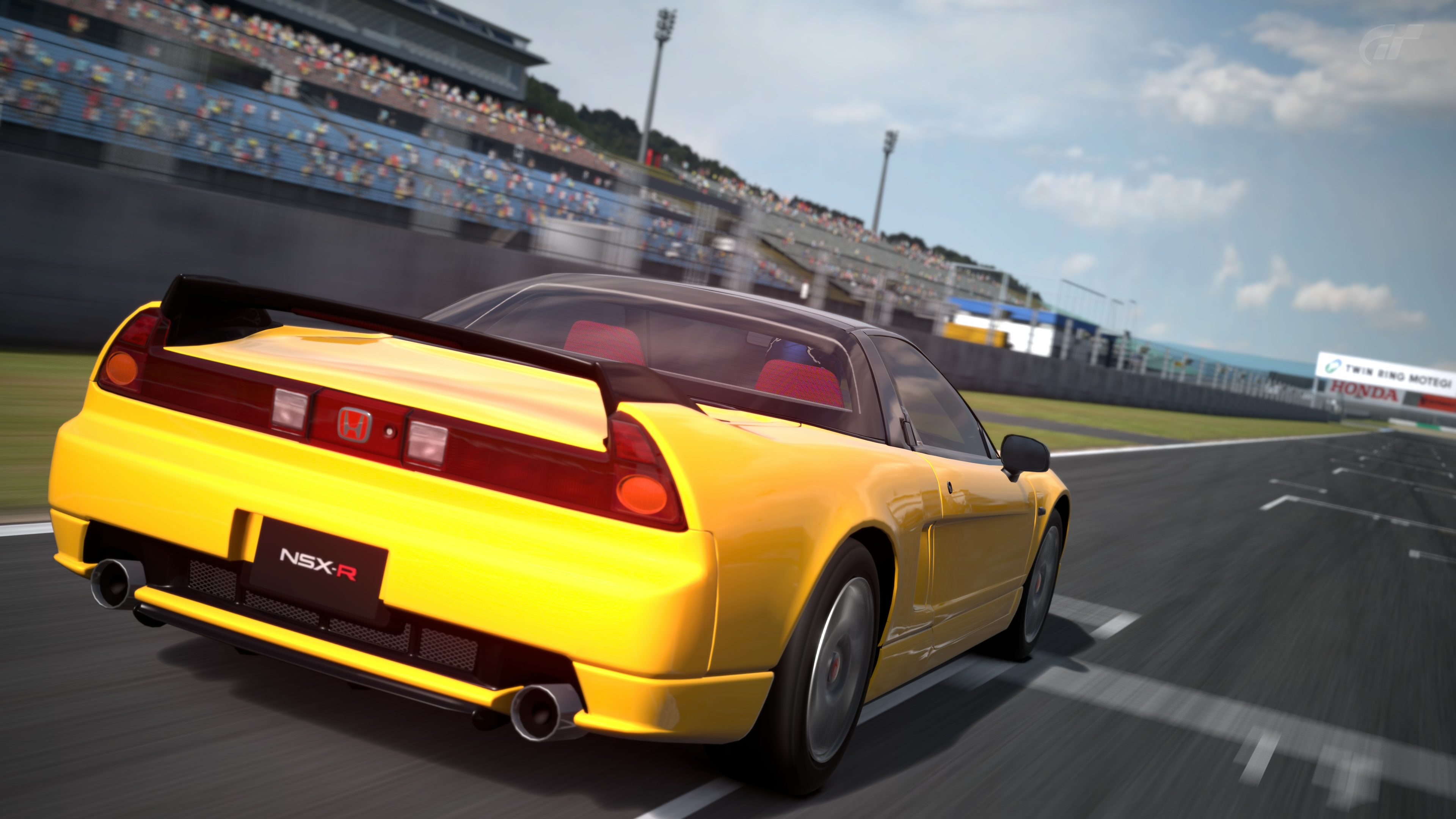 Honda's prized NSX-R practicing at home turf Twin Ring Motegi.