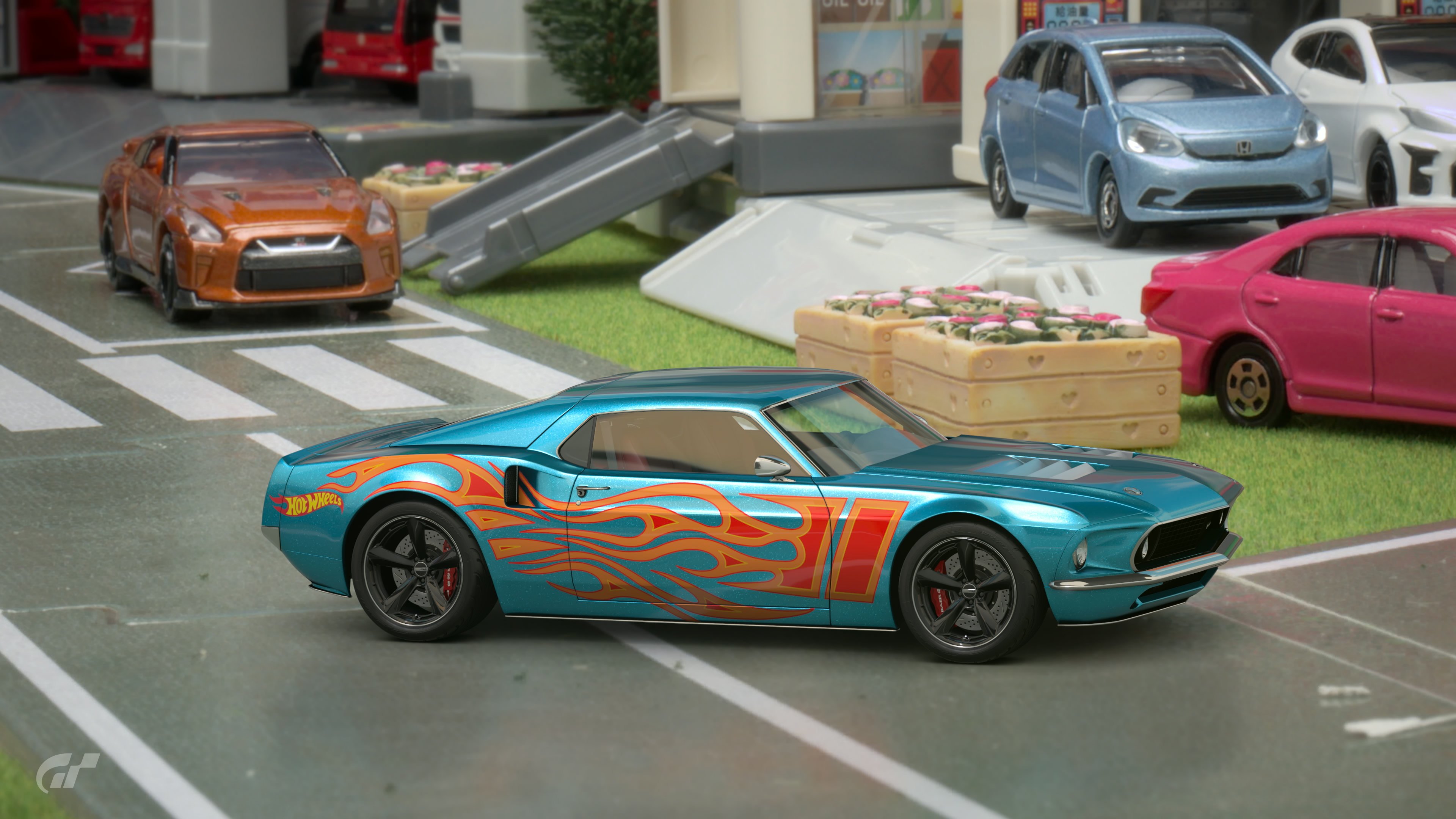 Hot Wheels Flame Series (Mach Forty)