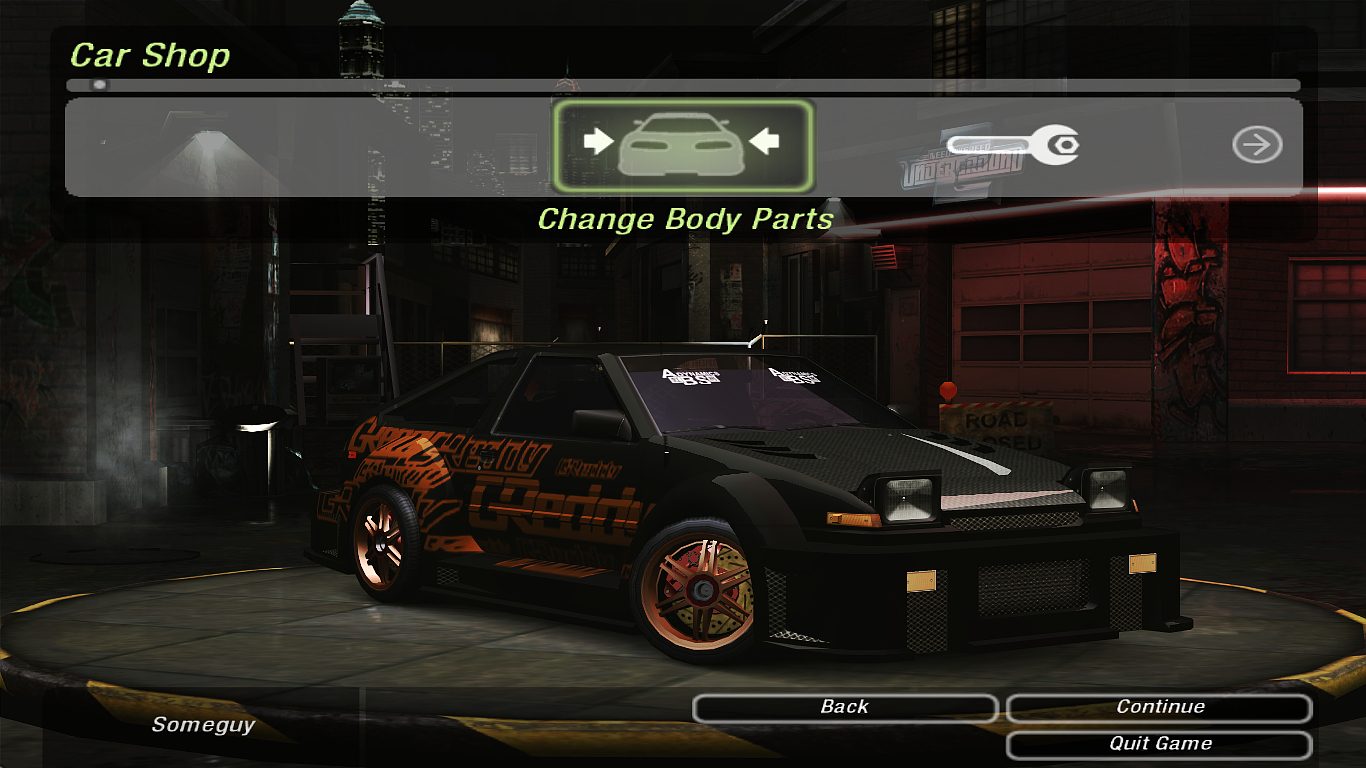 Imagining a runner image of the new NFS Payback with this AE86 1