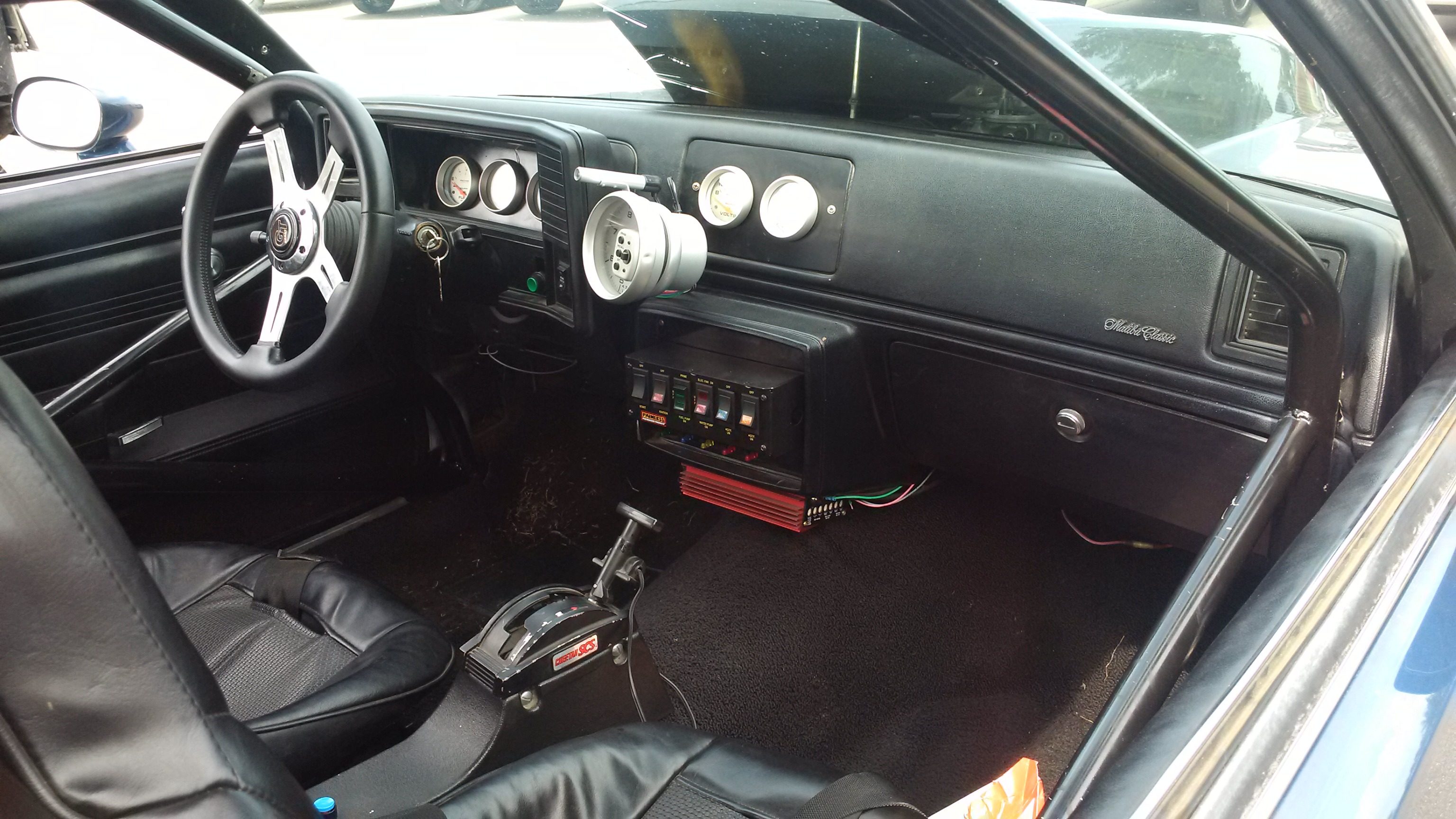 Inside of Chevrolet Malibu