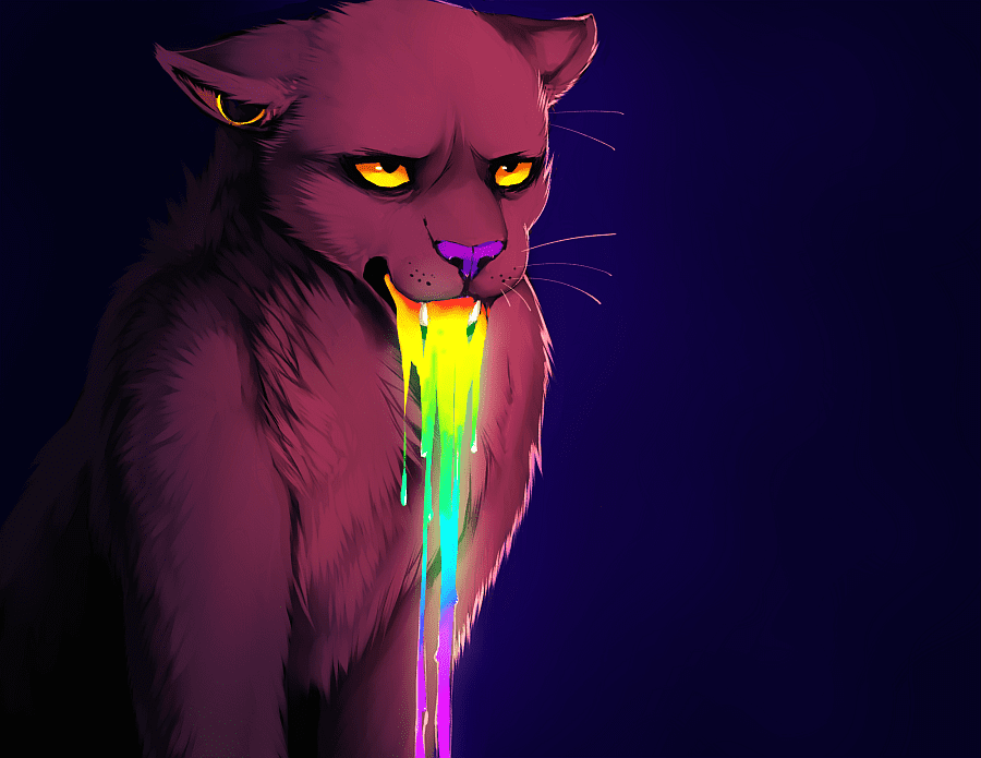 Inside rainbows becoming outside rainbows
