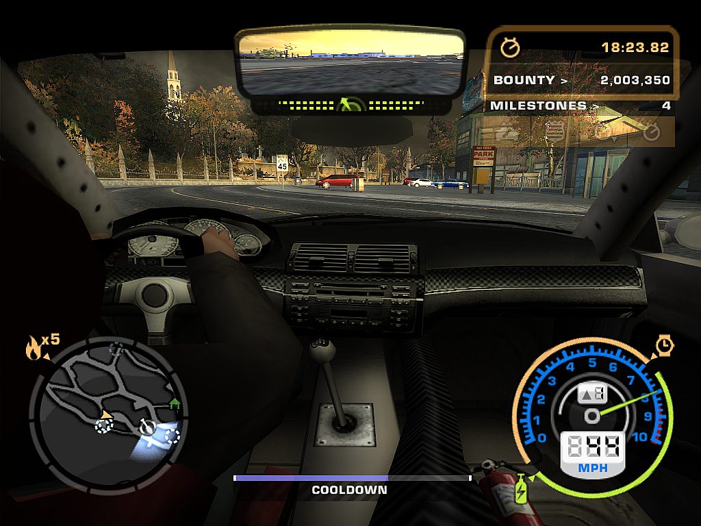 Inside the M3 GTR..