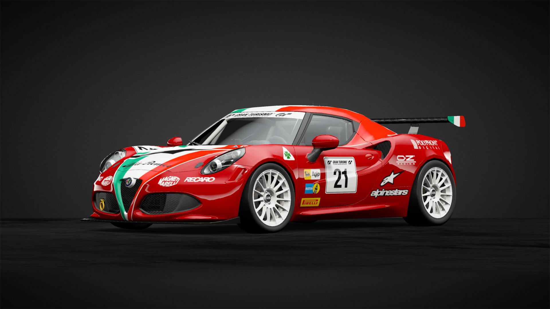 Italian Flag Alfa Romeo 4C