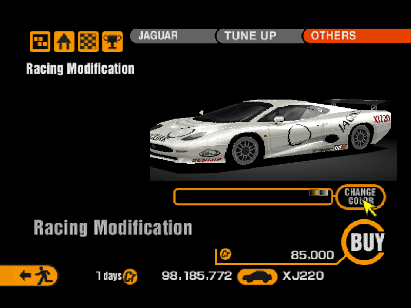 Jaguar XJ220 GT Race Car