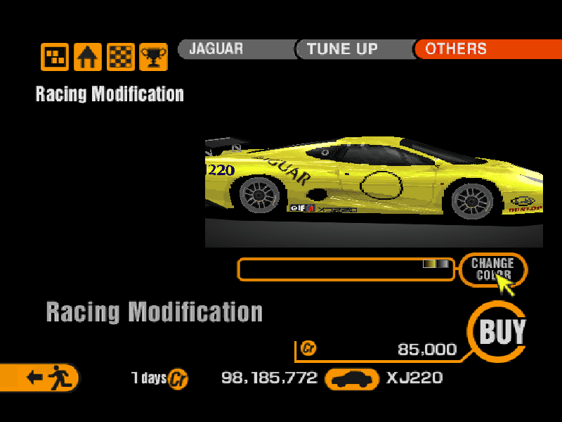 Jaguar XJ220 GT Race Car