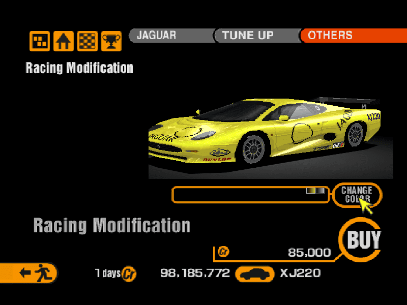 Jaguar XJ220 GT Race Car