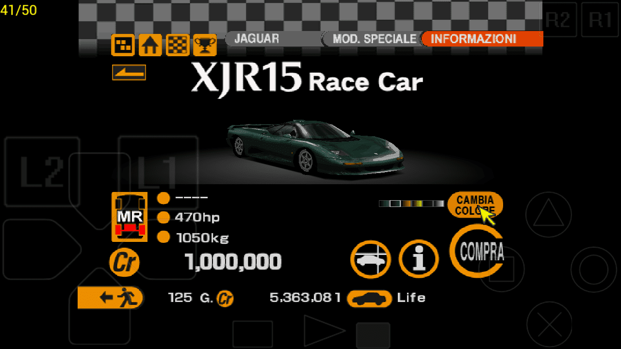 Jaguar XJR15 Dark Green