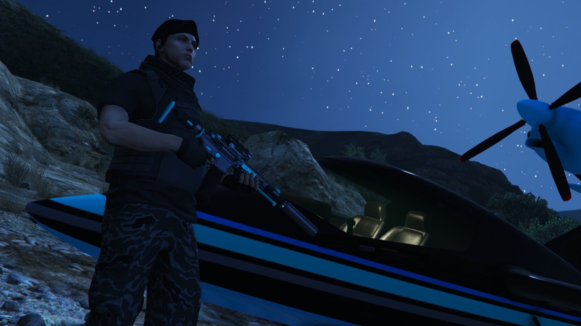 Jake dons a new look in a flexible military styled outfit 4
