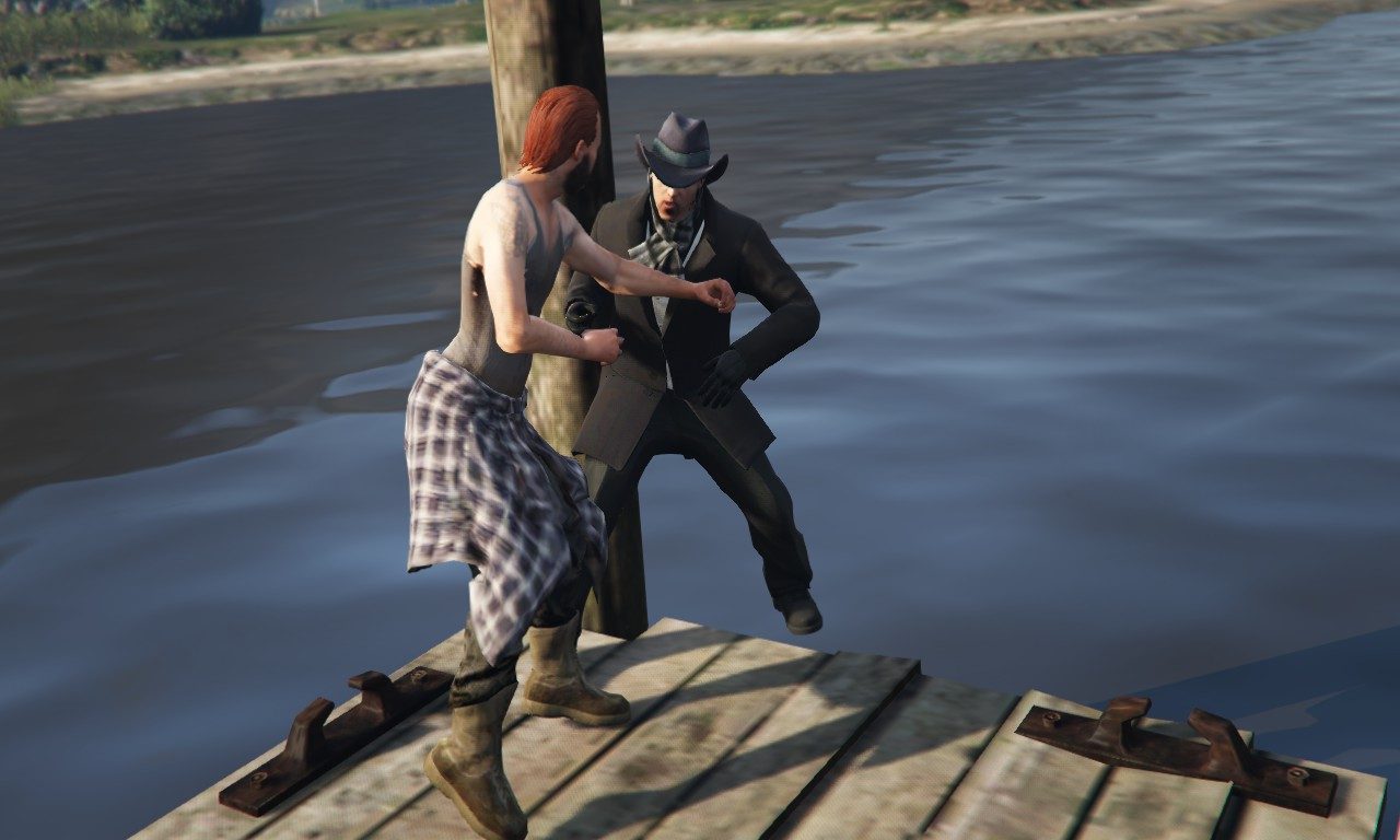 Jake meets a hillbilly fisherman 6