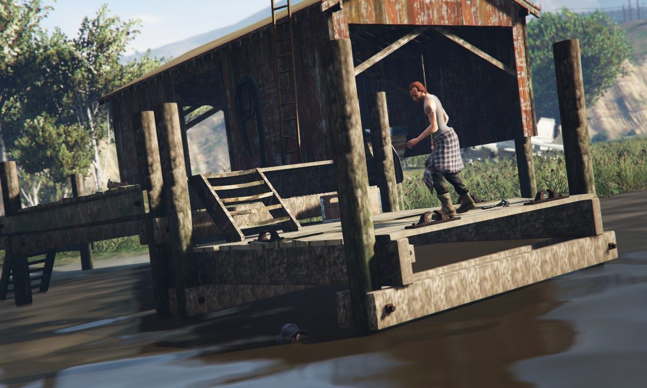 Jake meets a hillbilly fisherman 7