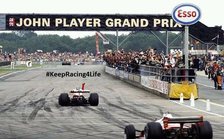 James Hunt Wins The 1977 British GP