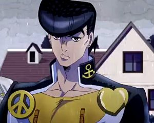 Josuke Higashikata, as seen in episode #2 from the anime of "JoJo's Bizarre Adventures: Diamond Is Unbreakable"