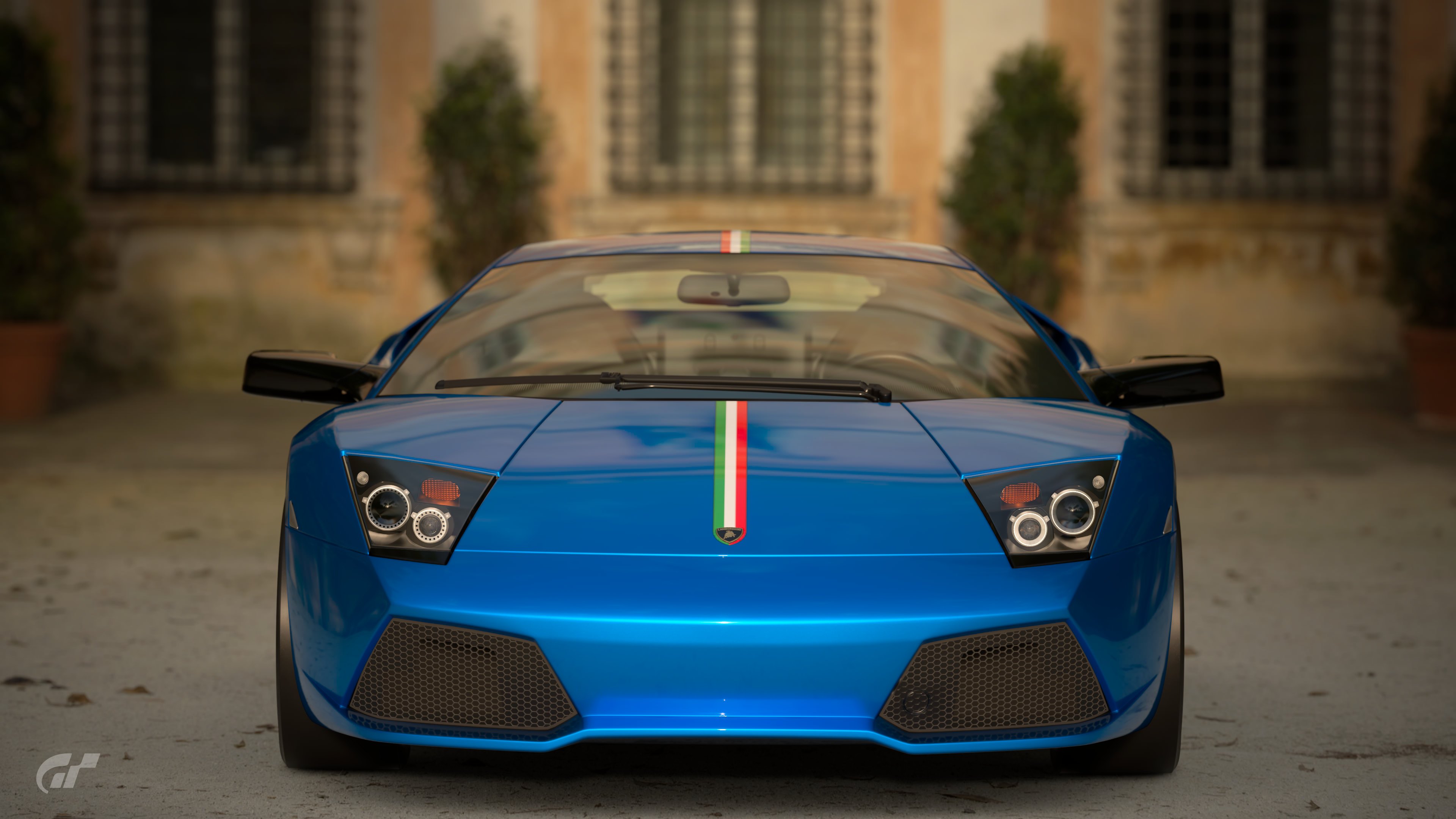 Lamborghini with Italian Stripe