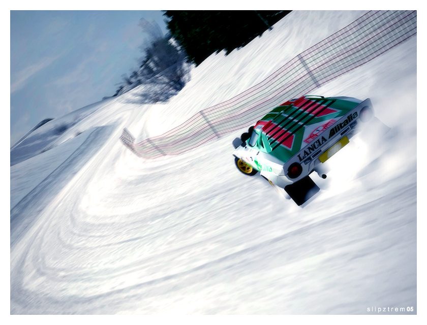 Lancia Stratos Rally Car @ Chamonix II 01