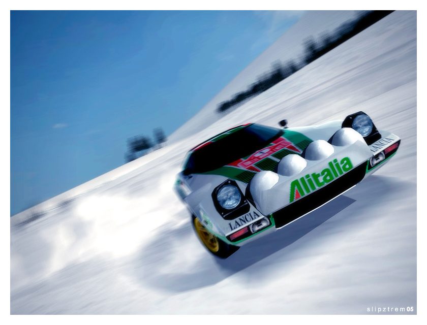 Lancia Stratos Rally Car @ Chamonix II 02