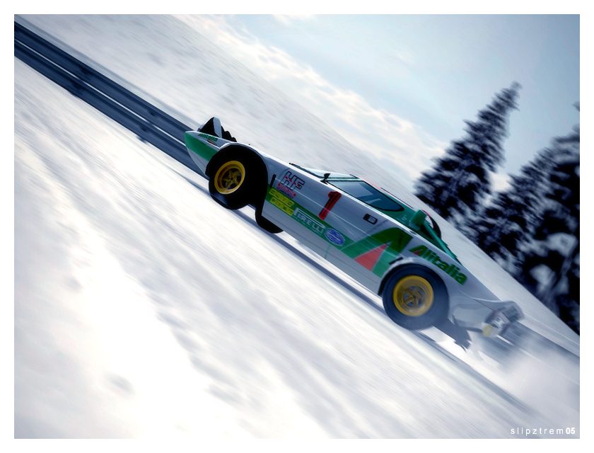 Lancia Stratos Rally Car @ Chamonix II 04