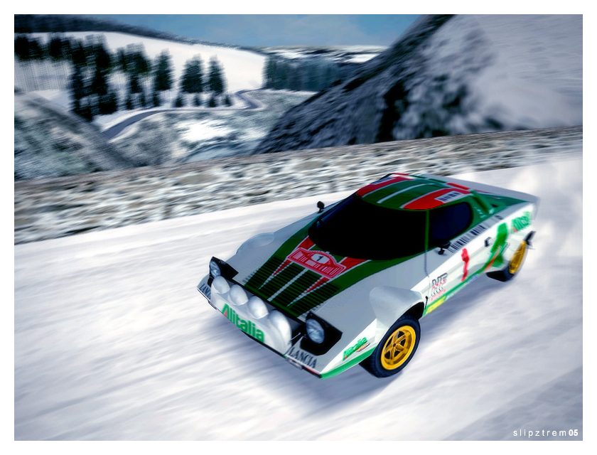 Lancia Stratos Rally Car @ Chamonix II 06