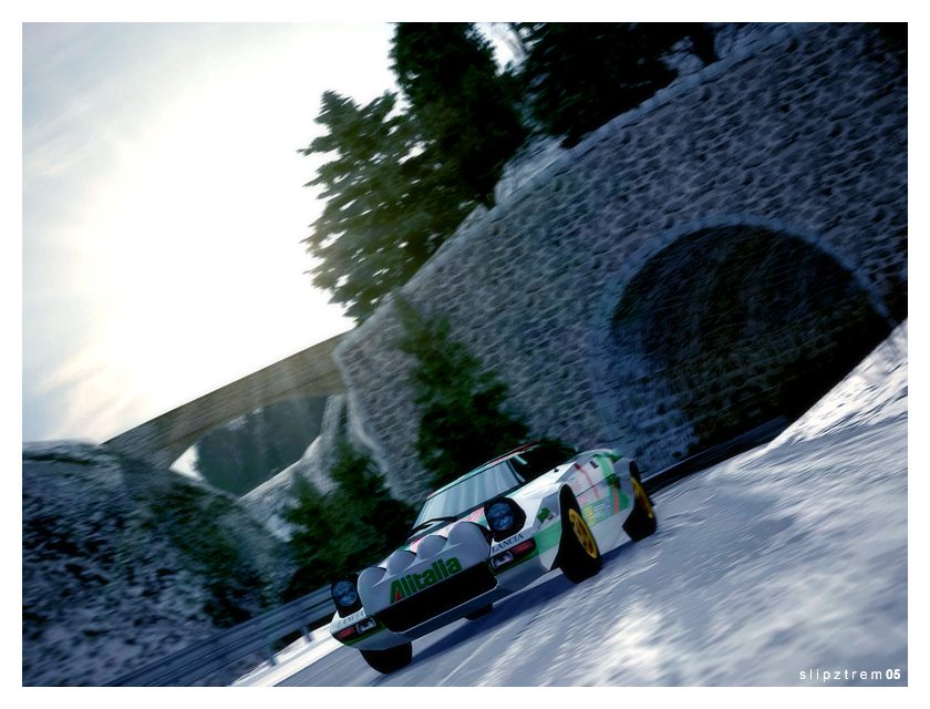 Lancia Stratos Rally Car @ Chamonix II 15