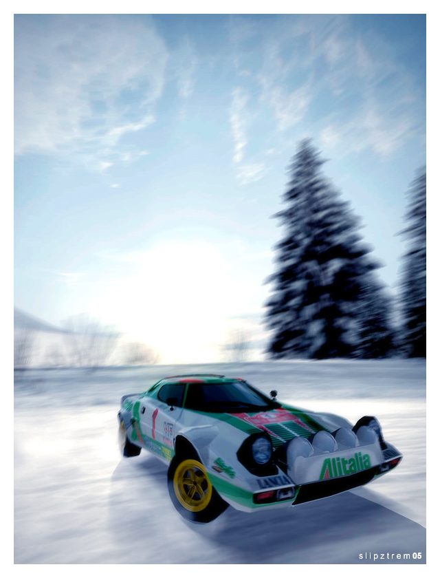 Lancia Stratos Rally Car @ Chamonix II 17