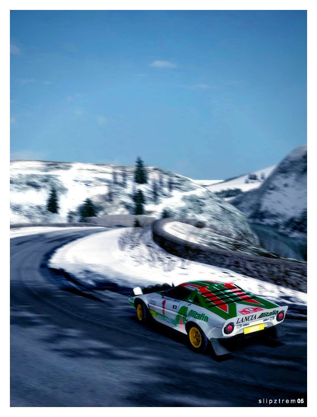 Lancia Stratos Rally Car @ Chamonix II 22