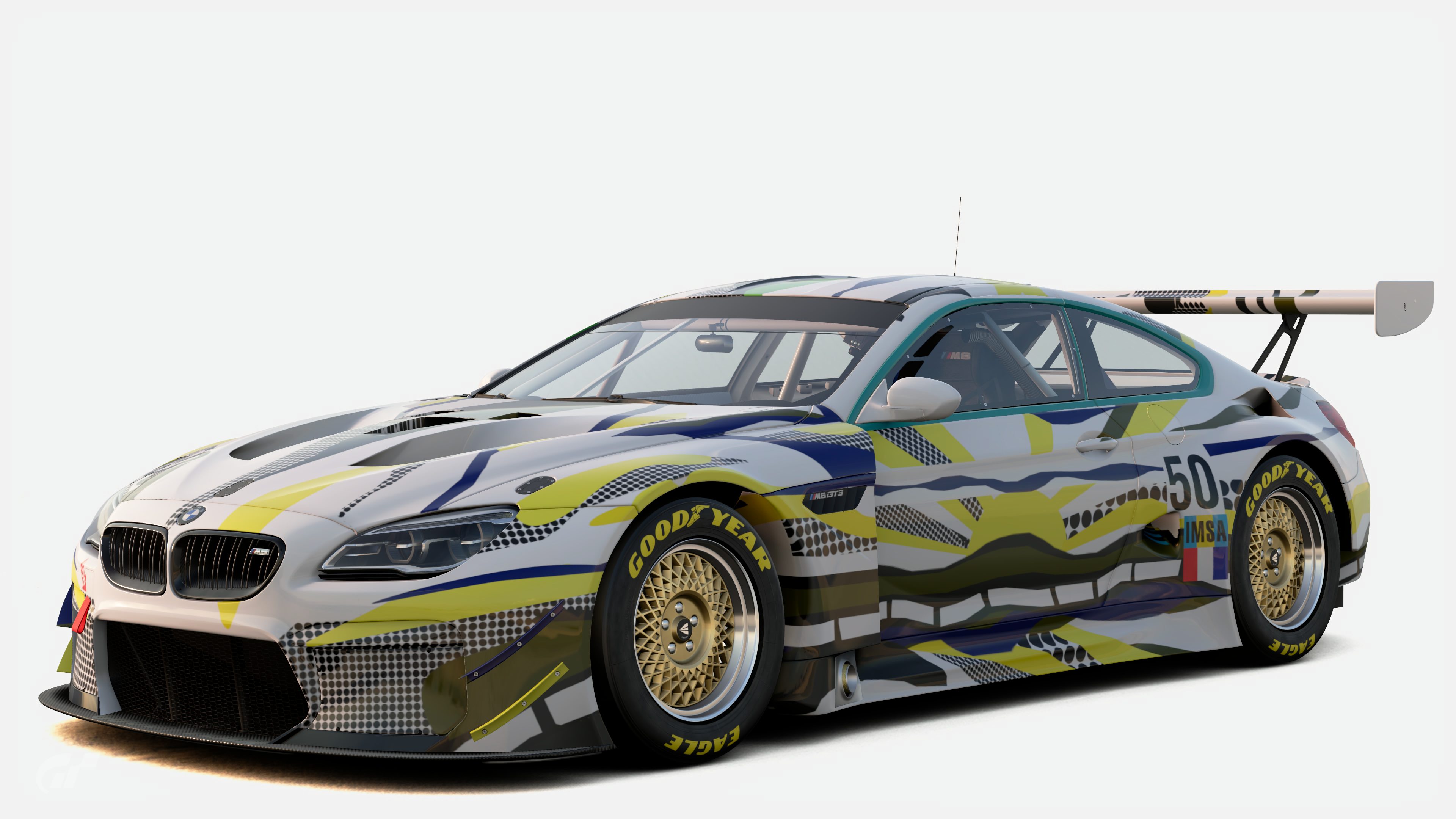 LeMans 77 #50 Roy Lichtenstein art car homage