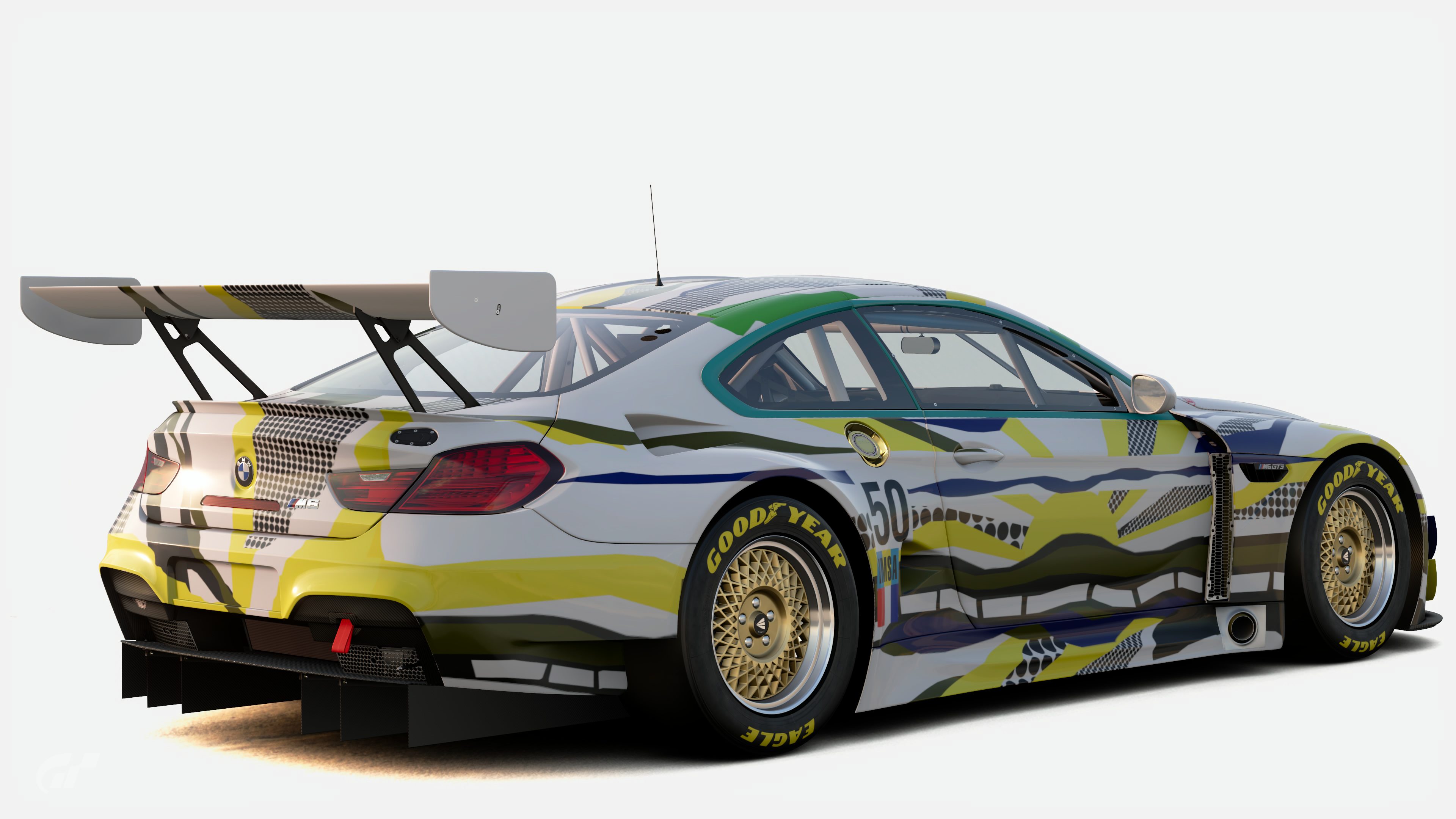 LeMans 77 #50 Roy Lichtenstein art car homage