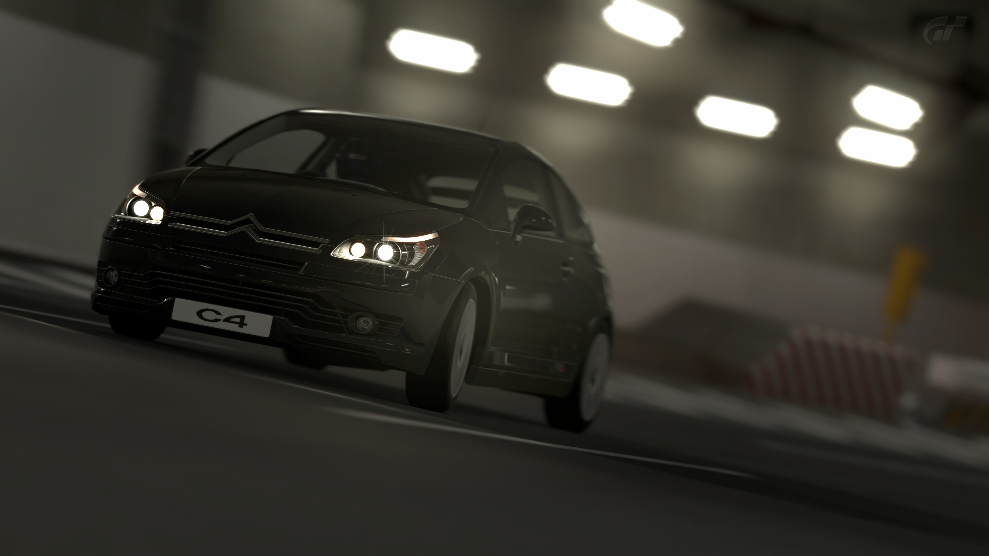 Letting loose the Citroën C4's Force in the SSR5 Tunnel.