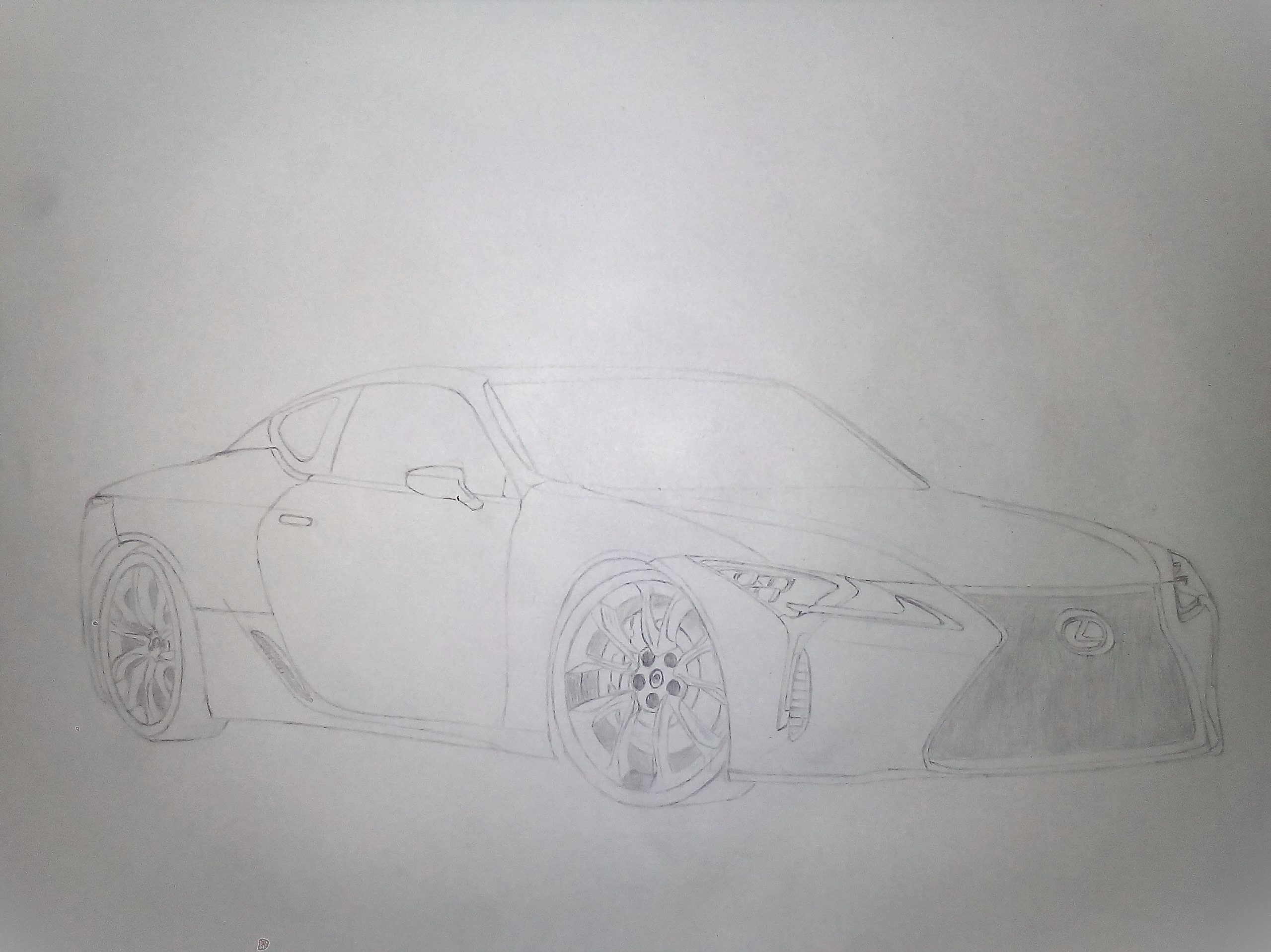 Lexus LC500 (first drawing of 2019!)