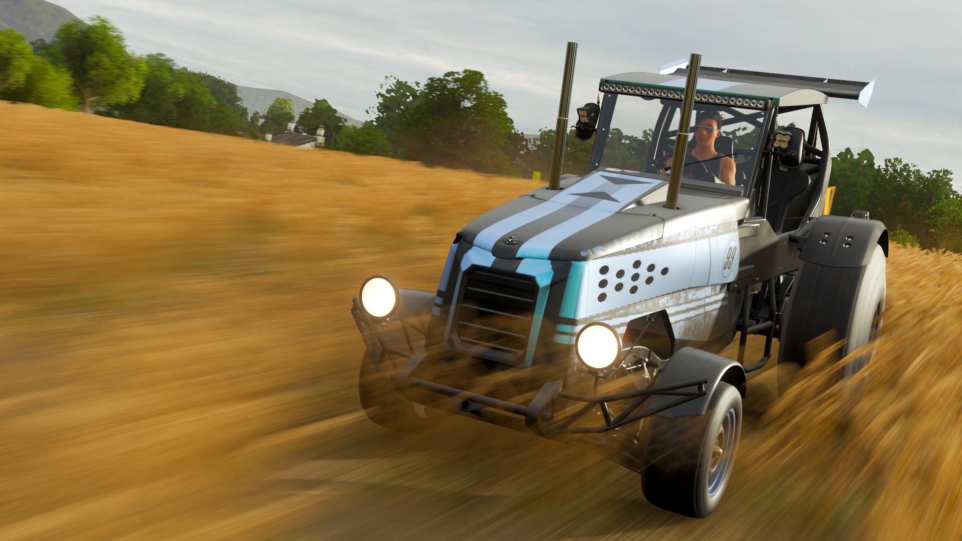 Making a quick and honest living by digging the fields with the Top Gear Track-Tor