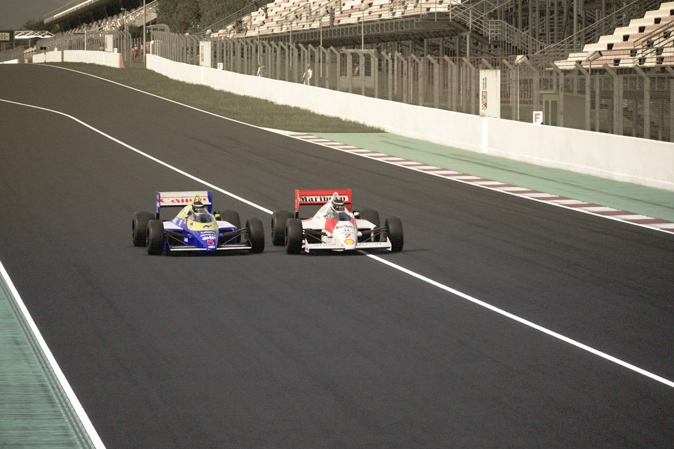 Mansell v Senna