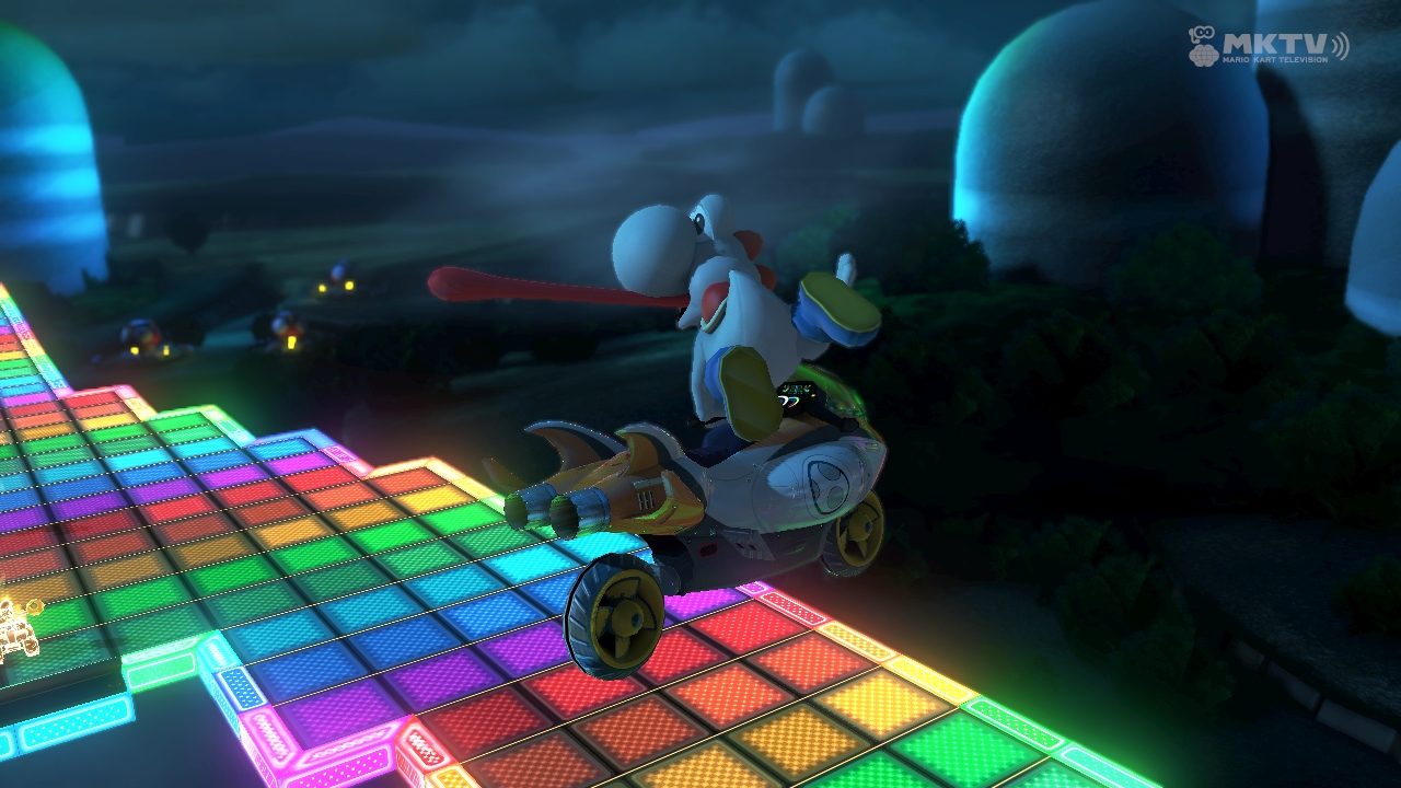 Mario Kart 8 - White Yoshi