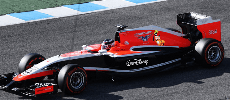 Marussia - Goofy livery