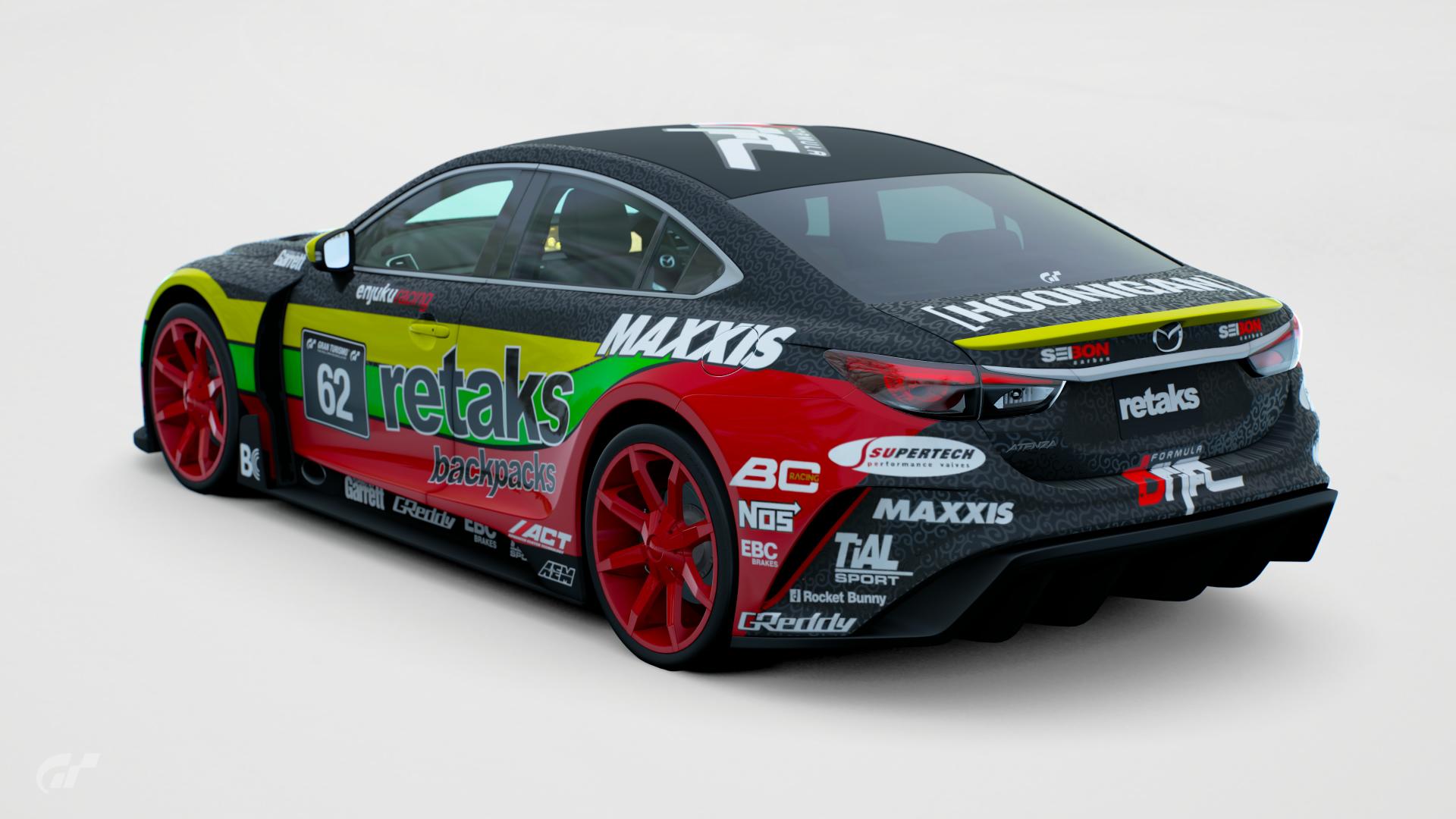 Mazda-drift-car-back