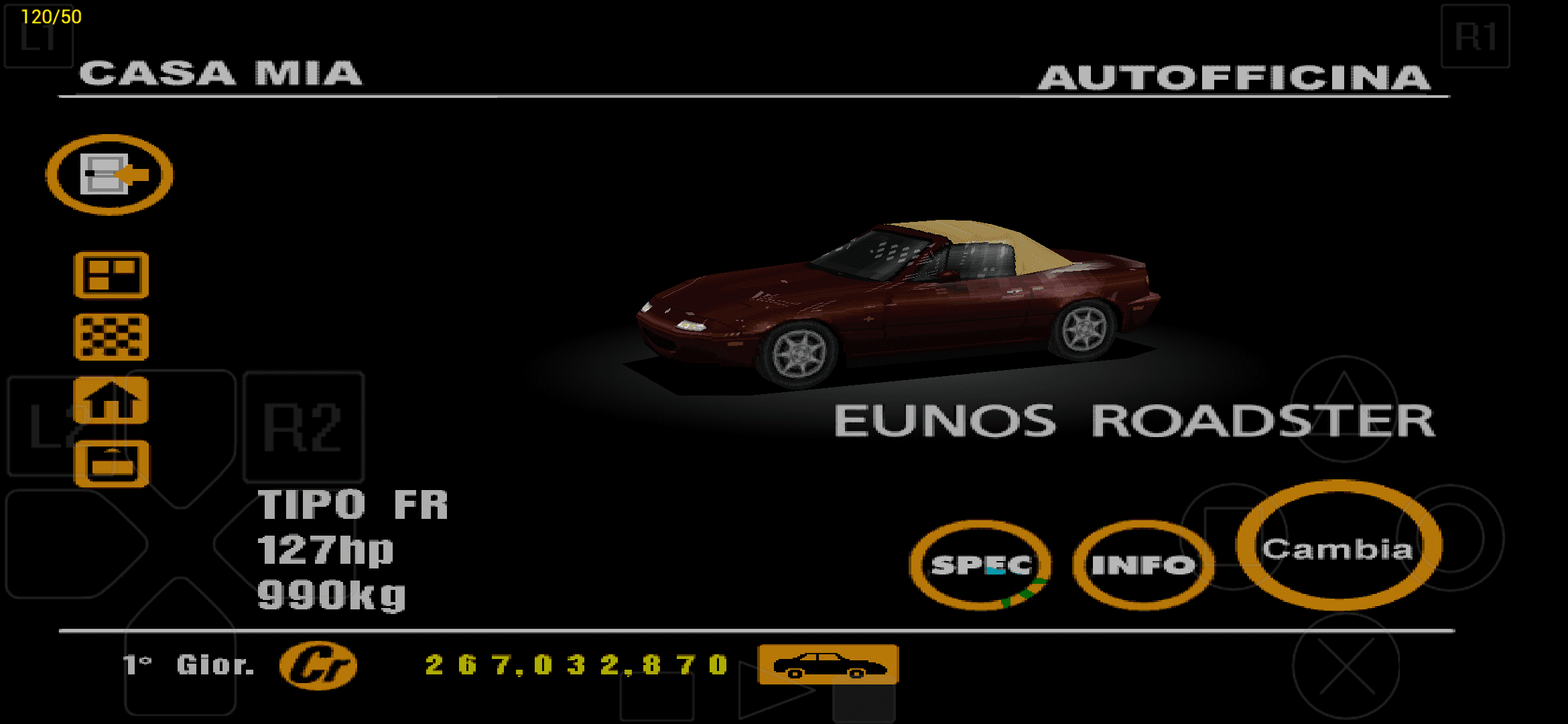 Mazda Eunos Roadster Arcade typeII/bordeaux