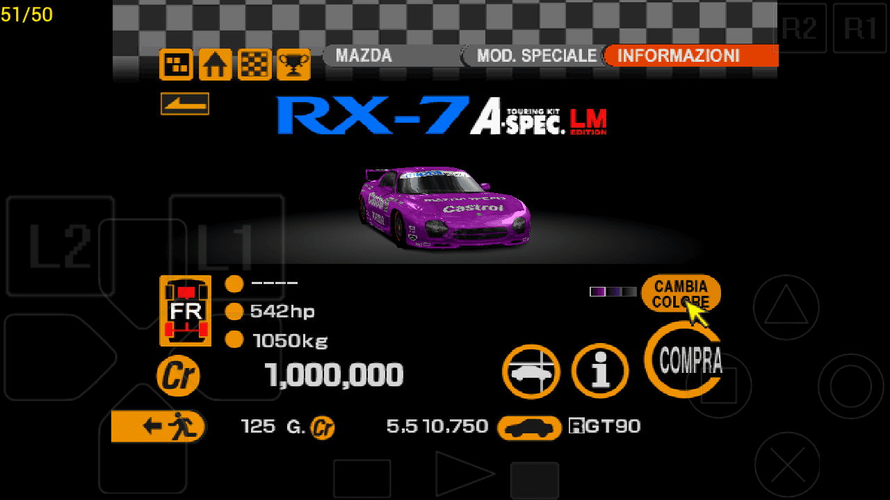 Mazda RX-7 A-Spec LM Light Purple