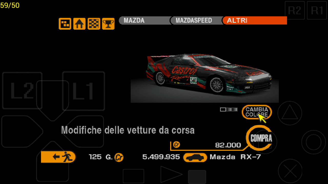 Mazda RX-7 Infini III Black Racing Modification